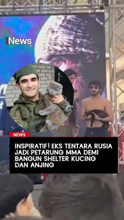 Inspiratif Eks Tentara Rusia Jadi Petarung MMA Demi Bangun Shelter Kucing dan Anjing