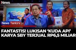 Fantastis! Lukisan Kuda Api SBY Dibeli Orang Terkaya Kedua di RI, Laku Rp6,5 Miliar