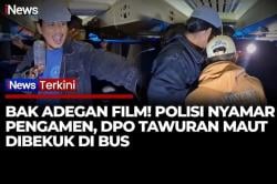Viral! Polisi di Padang Nyamar Jadi Pengamen di Bus Tangkap DPO Tawuran Maut