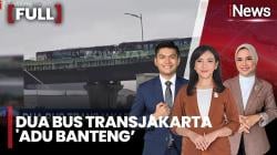Detik-Detik 2 Bus Transjakarta Adu Banteng di Jalur Layang Cipulir, 24 Penumpang Terluka