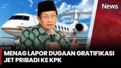 Menag Nasaruddin Umar Sambangi KPK, Klarifikasi soal Penggunaan Jet Pribadi