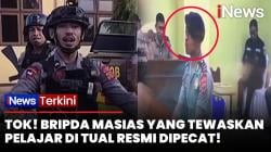 Anggota Brimob Polda Maluku Bripda Mesias Resmi Dipecat usai Aniaya Siswa di Tual hingga Tewas
