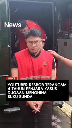 Youtuber Resbob Terancam 4 Tahun Penjara Kasus Dugaan Menghina Suku Sunda