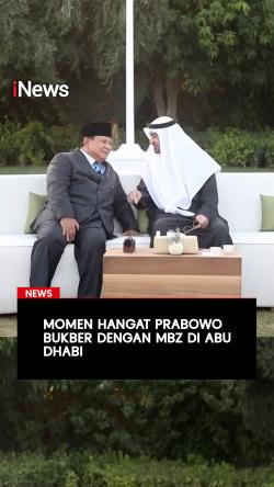 Momen Hangat Prabowo Bukber dengan MBZ di Abu Dhabi