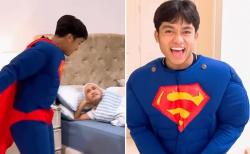 Kocak, Betrand Peto Bangunkan Ruben Onsu Sahur Pakai Kostum Maling hingga Superman