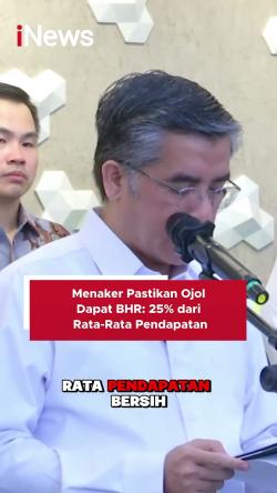 Menaker Pastikan Ojol Dapat THR: 25% dari Rata-Rata Pendapatan