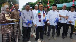 Perkuat Konektivitas Destinasi Wisata, Bupati Kotabaru Resmikan Jalan Desa Teluk Tamiang<