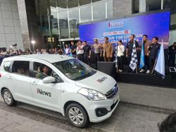 Momen Pelepasan Tim Liputan Mudik Lebaran iNews Media Group 2026