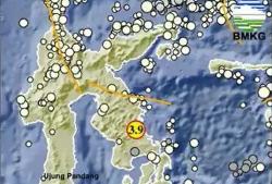Gempa Hari Ini M 3,9 Guncang Konawe Sultra, Berpusat di Darat<