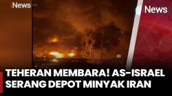 Israel Serang 3 Depot Minyak Iran, Api dan Asap Tebal Membumbung Tinggi di Teheran