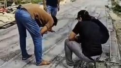 Sempat Viral, Pria di Blora Rusak Jalan Cor yang Masih Basah Jadi Tersangka<