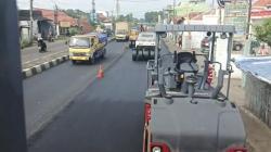 Kondisi Terkini Jalur Pantura Plumbon Cirebon Jelang Mudik, Penambahan Lapisan Aspal<