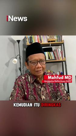 Mahfud MD Ungkap Tim Reformasi Polri Hasilkan 7 Buku Tebal