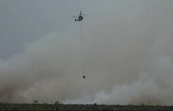 Riau Darurat Asap! 100 Hektare Lahan Gambut Ludes Terbakar, Alat Berat Ikut Hangus<