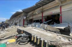 Atap Pasar Soreang Bandung Ambruk, 4 Orang Jadi Korban 1 Tewas<