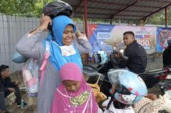 Winarsih Ajak 2 Anaknya Mudik Motor Karawang-Madiun: Mau Touring Sambil Jalan-Jalan