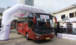 Mudik Aman, Puluhan Mekanik Pulang Kampung Gunakan Bus