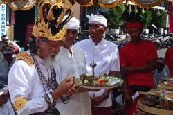 Jelang Nyepi, Ratusan Umat Hindu di Ubud Bali Gelar Tawur Agung Kesanga