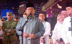 Pramono-Rano Salat Idulfitri di Balai Kota, Ma'ruf Amin Jadi Khatib
