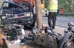 Kecelakaan Beruntun Pikap Tabrak Minibus dan 2 Motor di Cilacap, 1 Orang Tewas