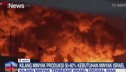 Ratusan Rudal Iran Bombardir Israel, Kilang Minyak dan Fasilitas Nuklir Hancur