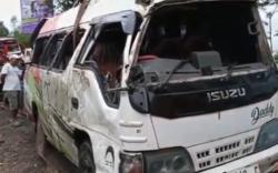 Kecelakaan Elf Rombongan Pemudik asal Lampung Masuk Jurang di Banyumas, 10 Luka-Luka