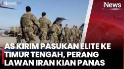 Pesawat Militer AS Mobilisasi Pasukan Terjun Payung ke Timur Tengah, Sinyal Serangan Darat ke Iran Menguat