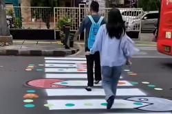Viral Warga Gambar Zebra Cross Pac-Man di Tebet, Pemprov Jakarta Buka Suara