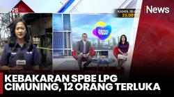 12 Orang Dilarikan ke RS Akibat Ledakan SPBE Cimuning Bekasi