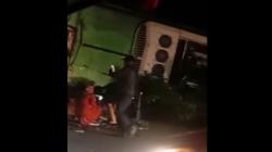 Kecelakaan Maut di Tol Jombang, Sebelum Terguling Bus Sempat Oleng Saat Melaju Kencang<