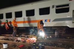 14 Jam Perbaikan, Jalur Kereta Api Bumiayu Kembali Normal usai KA Bangunkarta Anjlok<