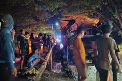 Kecelakaan Maut Bus dan 2 Truk di Pangkep, 1 Orang Sopir Tewas