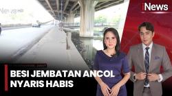 Heboh! Besi Jembatan Ancol Nyaris Habis Digondol Komplotan Pecuri 