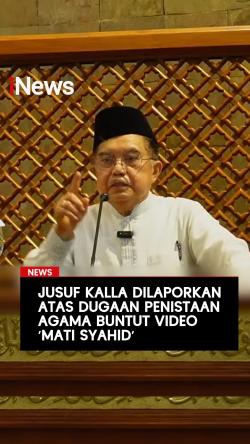 Jusuf Kalla Dilaporkan atas Dugaan Penistaan Agama