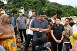 Respons Cepat! Bobby Nasution Turun Tangan soal Bantuan Bencana di Tapteng<