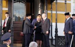 Momen Akrab Putin Antar Kepulangan Prabowo Langsung ke Mobil