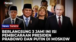 Menlu Sugiono Ungkap Prabowo dan Putin Sepakat Perkuat Kerja Sama Keamanan hingga Energi