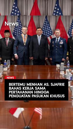 Bertemu Menhan AS, Sjafrie Bahas Kerja Sama Pertahanan hingga Penguatan Pasukan Khusus
