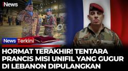 Prajurit UNIFIL Prancis Gugur di Lebanon, Dipulangkan dengan Upacara Haru