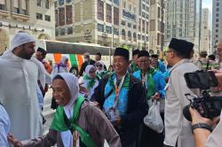 Hampir 6.000 jemaah Haji Tiba di Madinah, Jarak Penginapan ke Masjid Nabawi Hanya 50 Meter