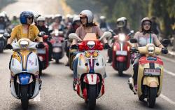 Pakai Kebaya, Komunitas Motor Perempuan Girls Day Out Gelar Touring Peringati Hari Kartini