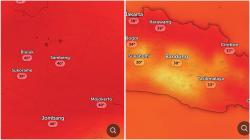 Suhu di Mojokerto hingga Jombang Mencapai 40 Derajat Celcius Hari Ini, Panas Pol!