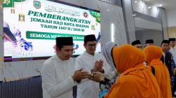 Lepas Keberangkatan 227 Jemaah Haji Kota Madiun, Plt Wali Kota: Semoga Mabrur<