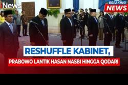 Reshuffle Kabinet! Prabowo Lantik Hasan Nasbi hingga Qodari