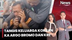 Tangis Keluarga Kecelakaan Kereta di Bekasi Pecah, 9 Jam Cari Menantu Jadi Korban<