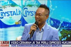 Ade Darmawan Yakin Laporan Ceramah JK Tak Naik Penyidikan: Kejar Pemotong Video!
