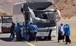 Bus Jemaah Calon Haji asal Probolinggo Kecelakaan di Madinah, Begini Kondisinya<