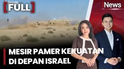 Mesir Pamer Kekuatan Militer di Depan Israel, Tank dan Rudal Dikerahkan
