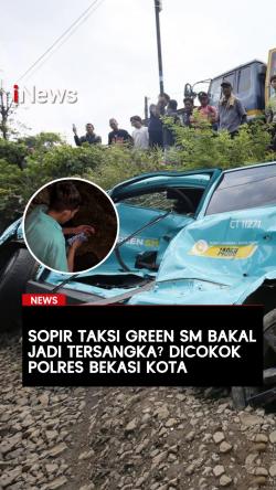 Sopir Taksi Green SM Diperiksa Polres Bekasi Kota, bakal Jadi Tersangka? 