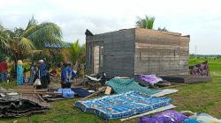 Puting Beliung Terjang Tanah Laut, Puluhan Rumah Rusak<